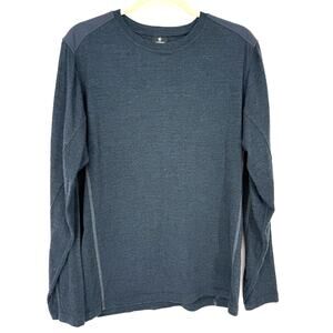 Kuhl Long Sleeve Merino Wool Navy Blue Thumbholes Outdoors Size medium M